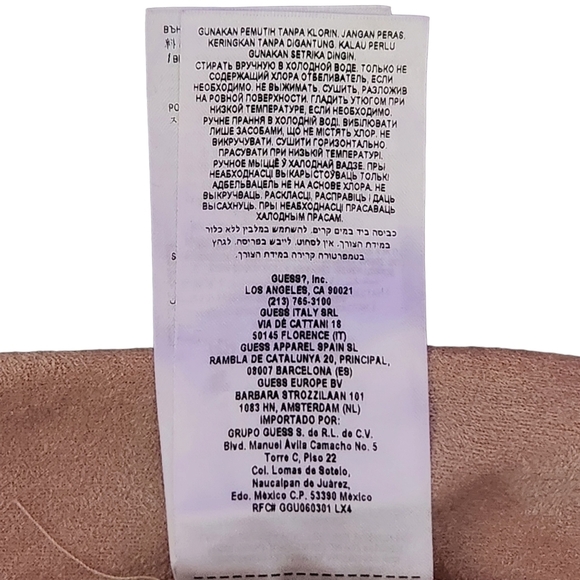 NWT Guess Pink Embellished One Piece Tank Top Size Medium - Picture 9 of 9